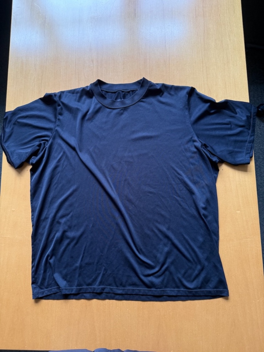 Black Patagonia Capilene L t-shirt made in USA